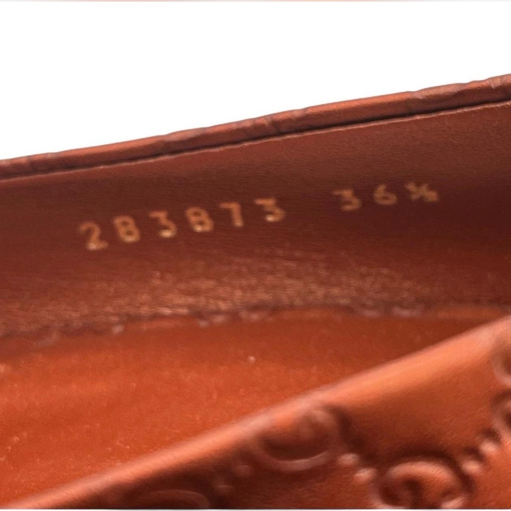 Gucci Women's Copper Brown GG Wedges. Size 36 1/2. Used…in pristine condition! - Picture 10 of 10